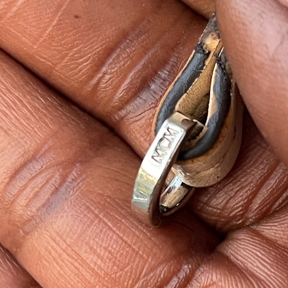 MCM KLARA CALFSKIN LARGE HOBO MONOGRAM TOTE BAG - Picture 8 of 10